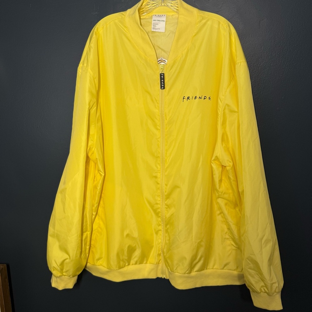 Culturefly Friends Exclusive bomber jacket yellow size 3X Central Perk